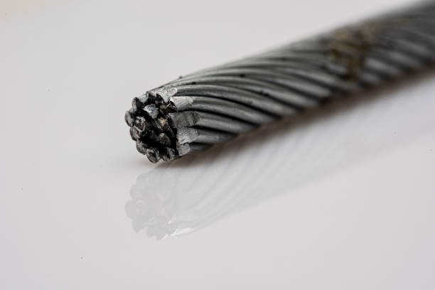 Iron debris waste metal cable