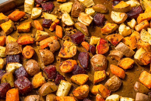 istock Homemade Healthy Autumn Roasted Root Vegetables 2178911528