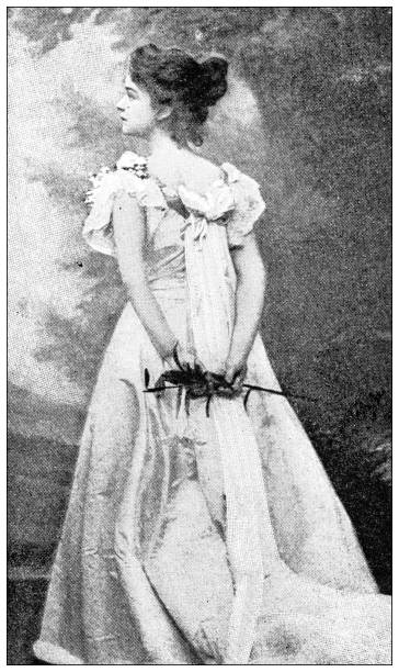 istock Antique image: New York high society, Miss Hay 2178928008