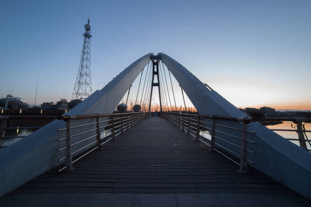 a bridge in a park in Beijing.