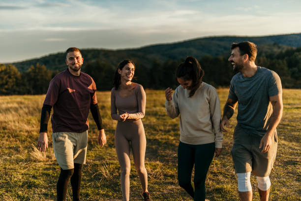 istock Walking after a sport 2178958415
