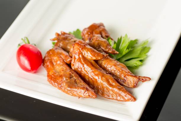 istock Duck tongue with soy sauce 2178967528