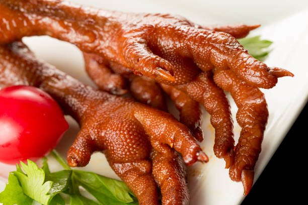 Braised Chicken claw, Chinese cuisine.