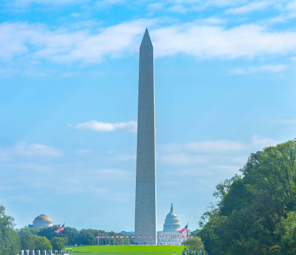 istock Washington monument with Capitol Building on the Background on a sunny day 2178980375