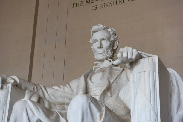 istock Abraham Lincoln statue in Lincoln Memorial 2178981076