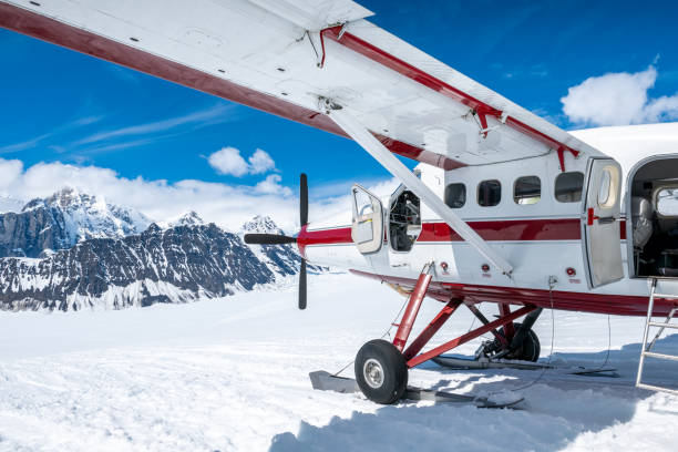 istock Propeller Ski-plane on Denali Glacier 2179005853