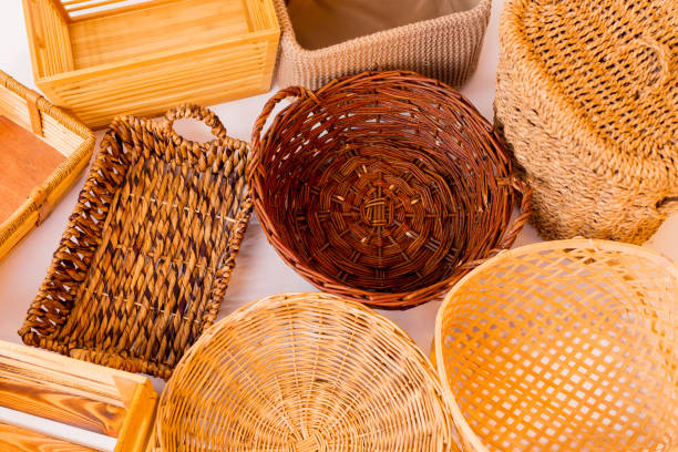 istock Various kinds of baskets closeup 2179010529