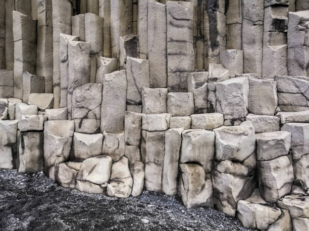 istock Basalt columns on Reynisfjara Black Sand Beach, Iceland 2179024351