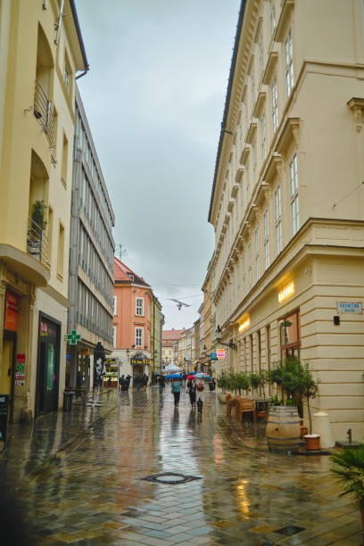istock Streets of Bratislava downtown at fall 2179059923