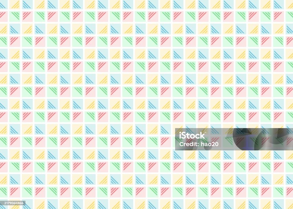 Square Pattern Tile Grid Pop Backgrounds Stock Illustration - Download ...