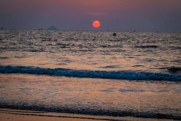 Sunrise at Qingdao Golden Beach