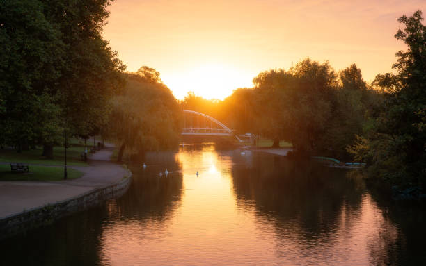 Butterfly Bridge over River Great Ouse in Bedford