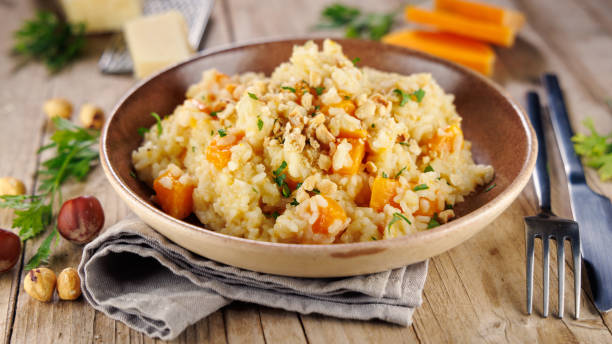 istock risotto with butternut and cream for autumn 2179103285