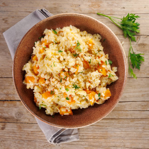 istock homemade creamy pumpkin risotto 2179103305