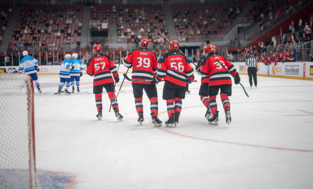 istock Hockey Team Walking Off the Ice After a Play 2179108838
