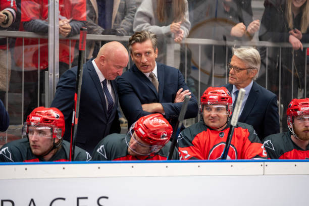istock Intense Sideline Discussion Between Hockey Coaches 2179108858