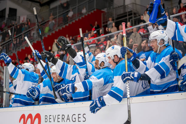istock Hockey Team Celebrating a Victory 2179109024