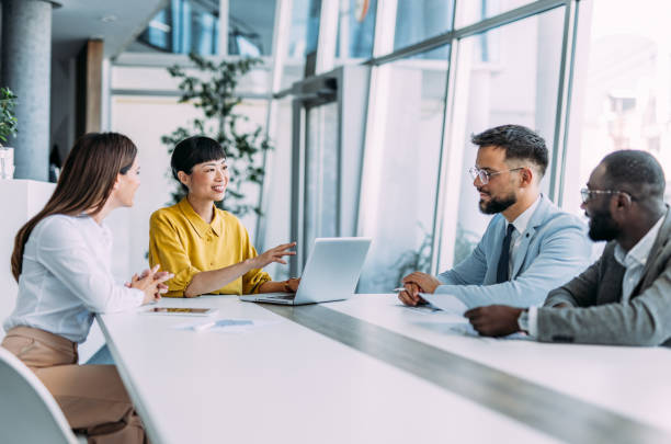 istock Business persons on meeting in the office. 2179110793