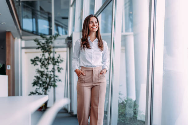 istock Confident businesswoman in modern office. 2179110824