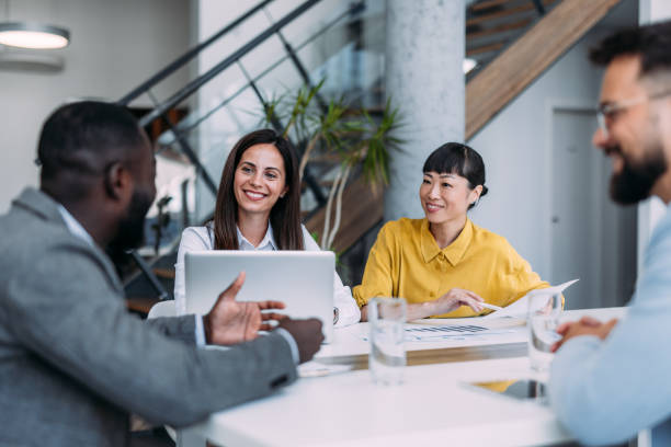 istock Business persons on meeting in the office. 2179110880