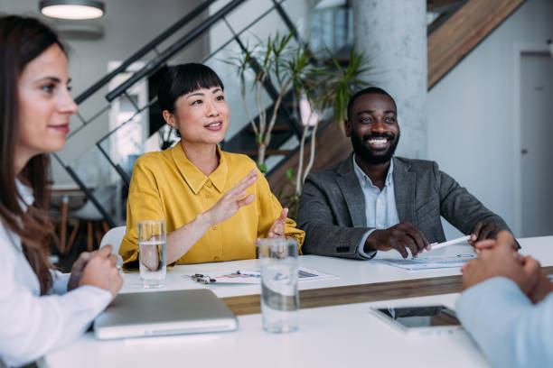 istock Business persons on meeting in the office. 2179110886