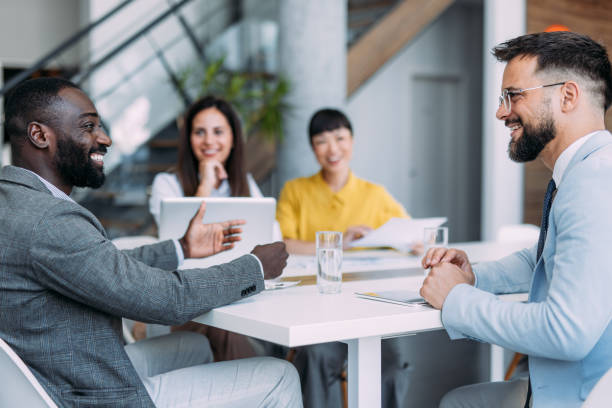 istock Business persons on meeting in the office. 2179110894