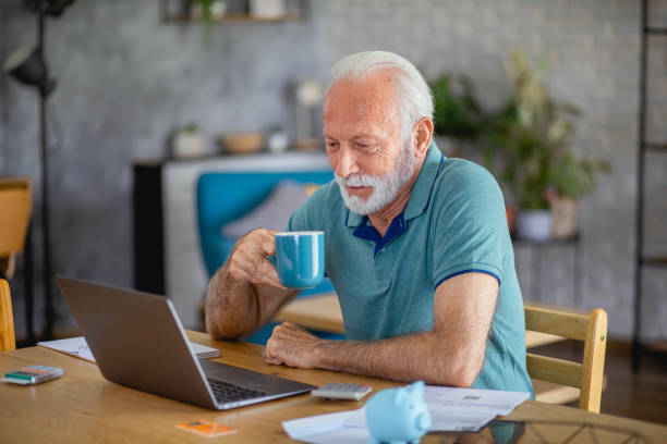 istock Senior doing financial planning at his home 2179133881