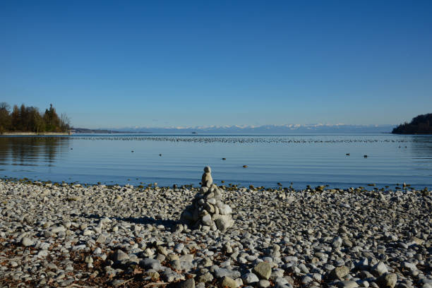 On the lakeshore near the Isle of Mainau