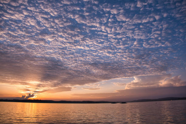 Sunset over the Lake Constance