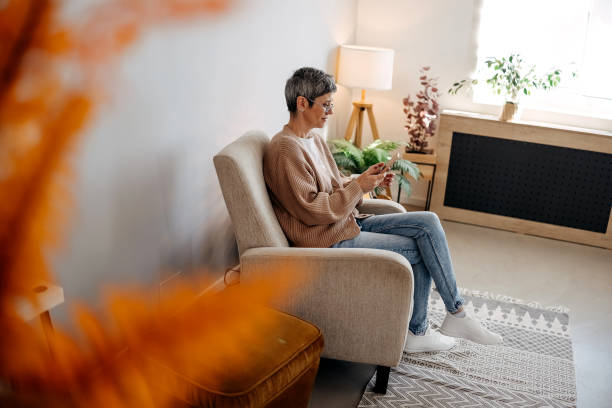 istock Woman is using a mobile phone 2179150842