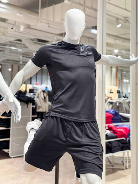 istock Mannequin Displaying Black Sport Outfit 2179153591