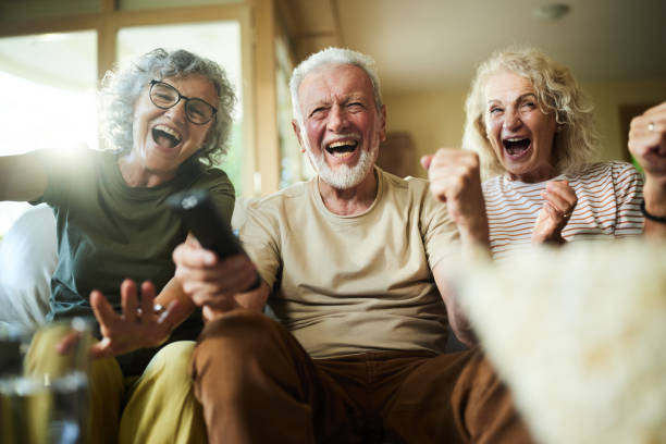 istock Watching TV in nursing home! 2179154325