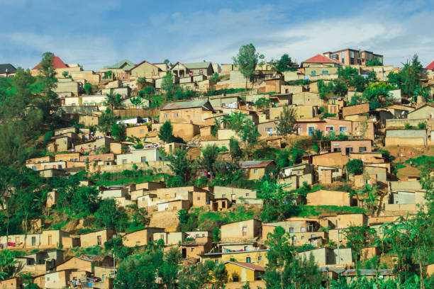 istock Hillside Community in Vibrant Greenery 2179160027