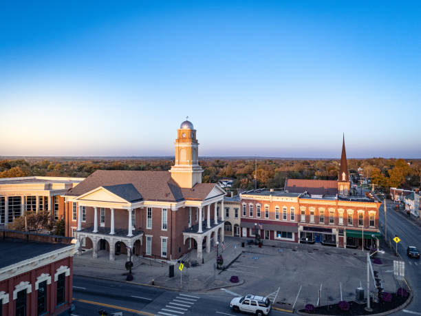 istock Old courthouse building in small American city 2179164264