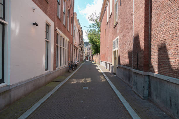 istock Empty street in The Hague. 2179169534