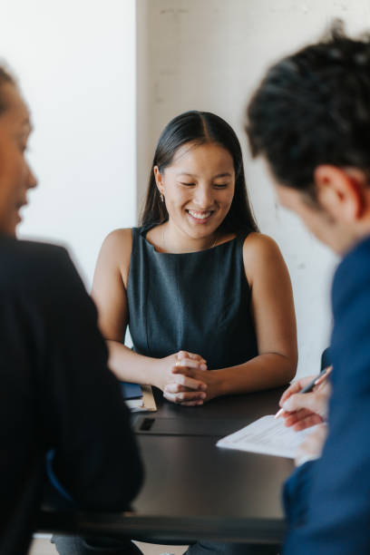 istock Team of professionals discussing over business project 2179172419