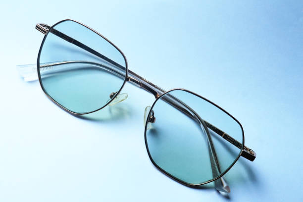 istock vintage glasses top view isolated on white background 2179192685