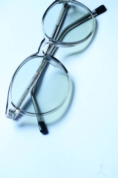 istock vintage glasses top view isolated on white background 2179193065