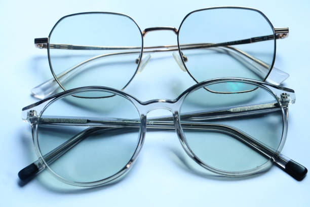 istock vintage glasses top view isolated on white background 2179194439