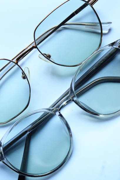 istock vintage glasses top view isolated on white background 2179194446