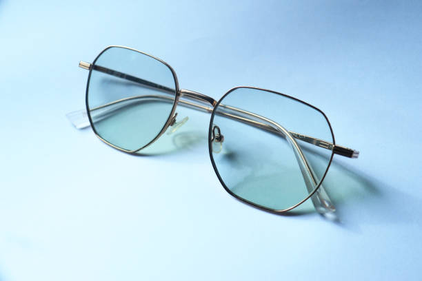 istock vintage glasses top view isolated on white background 2179196422