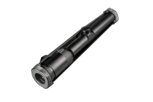 Laser sight for rifle close up. Optics for firearms.