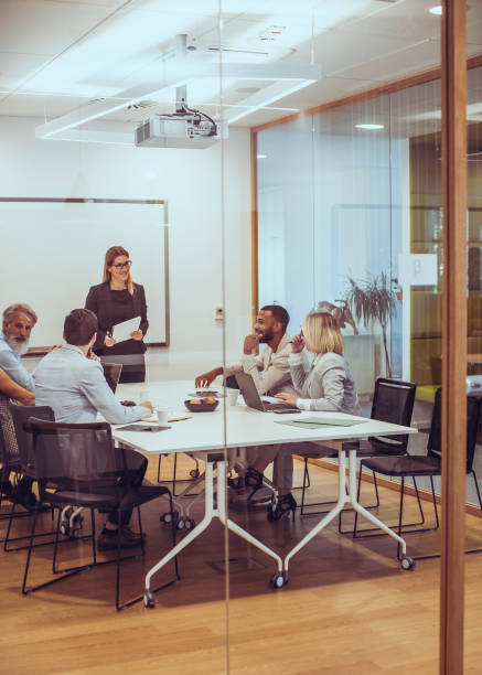 istock Diverse Team Collaboration with Leader at Modern Office 2179265025
