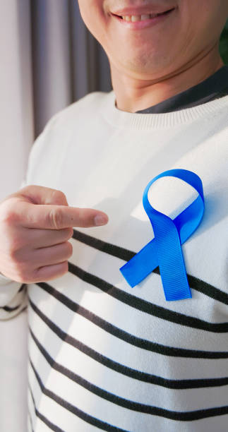 istock blue ribbon colorectal cancer awareness 2179284776