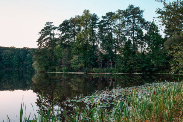 istock Yates Mill Pond twilight Landscape 2179284802