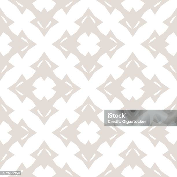 Vector Pattern In Asian Style Subtle Abstract White And Beige ...