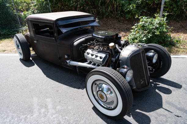 Close-Up Of Vintage Car. Part of.