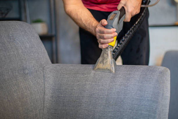 istock Cleaner is using extractor machine to clean the bed mattress in the house 2179323678