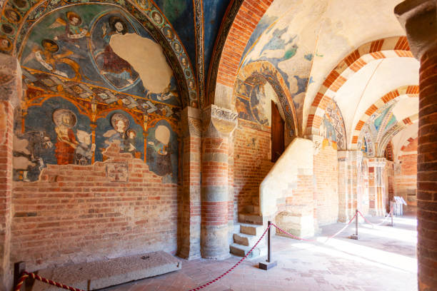 istock Vezzolano Abbey cloister. Color image 2179352876