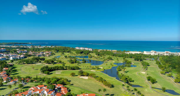 An oceanfront golf course resort in Rio Mar, Puerto Rico